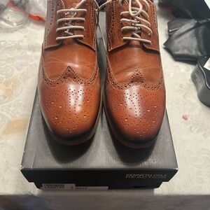 Kenneth Cole Reaction Tan Leather Oxfords